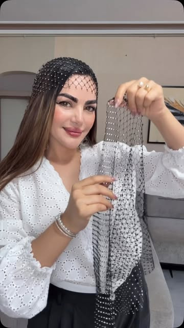 سربند نگینی ( باندانا مش)