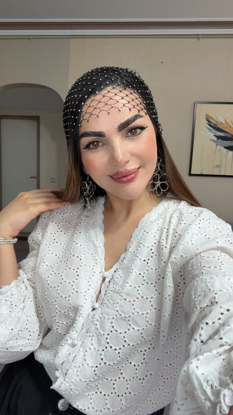 سربند نگینی ( باندانا مش)