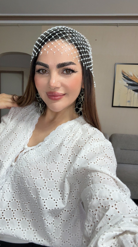 سربند نگینی ( باندانا مش)