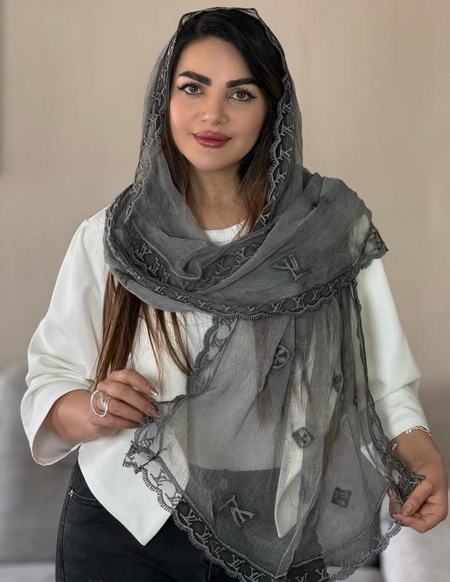 شال واردتی دور دانتل