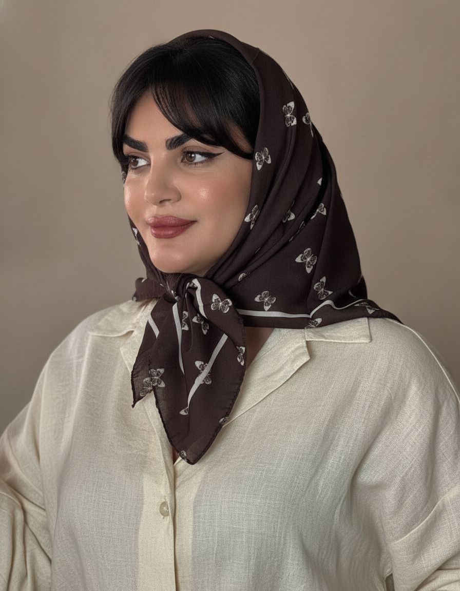 مینی اسکارف نخی