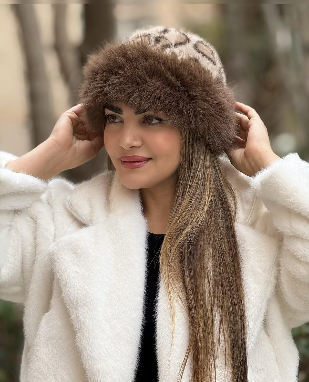 کلاه روسی پلنگی